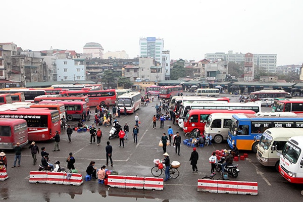 Un coin à la gare du Sud de Hanoi