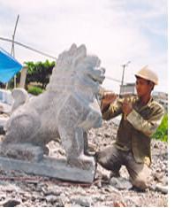 sculpture à Ninh Binh