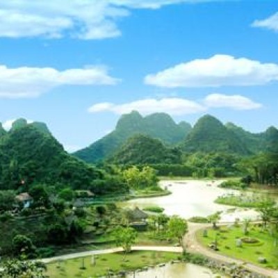 Panorama du jardin aux oiseaux de Thung Chim