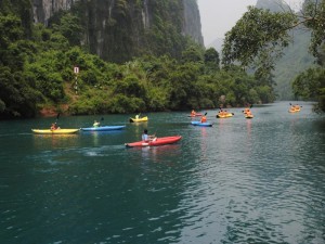 Kayaking à Phong Nha