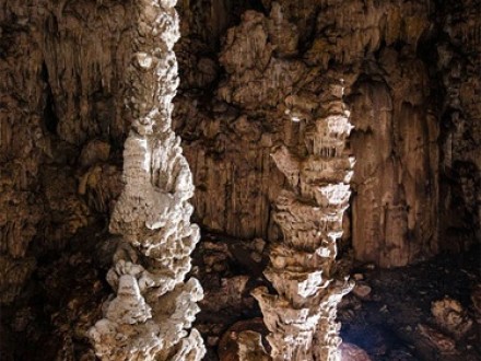 Les hauts stalagmites